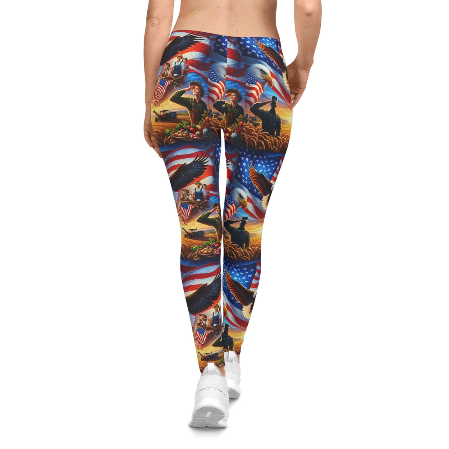 Freedom Skies Americana Leggings — Dripfinity Custom Collection