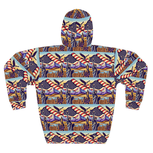 Liberty Peaks Americana Wraparound Hoodie — Dripfinity Custom Collection