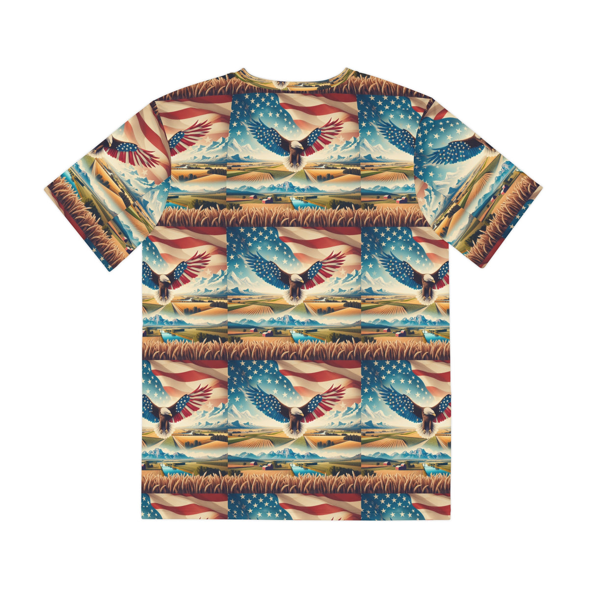Americana Eagle Wraparound Tee — Dripfinity Custom Collection