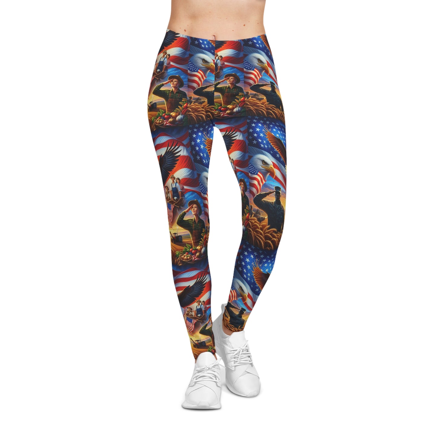 Freedom Skies Americana Leggings — Dripfinity Custom Collection