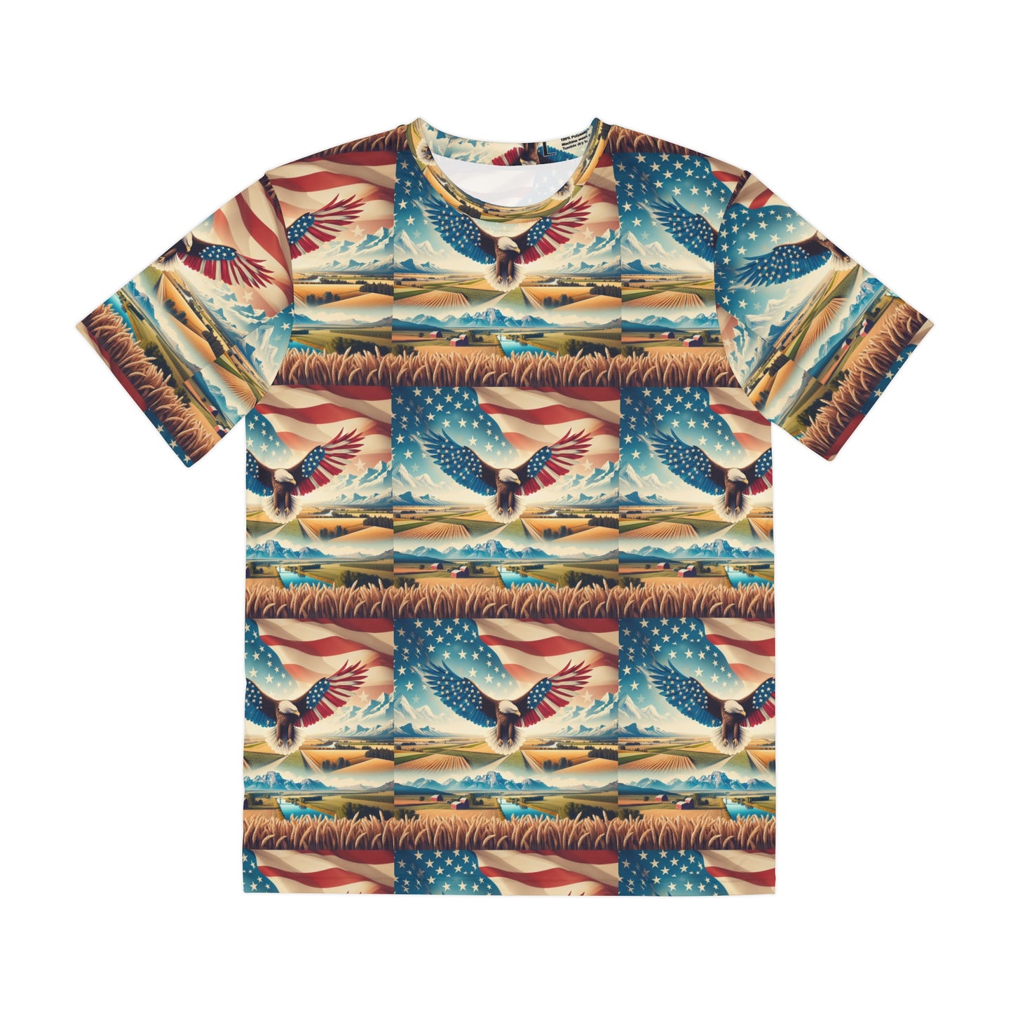 Americana Eagle Wraparound Tee — Dripfinity Custom Collection
